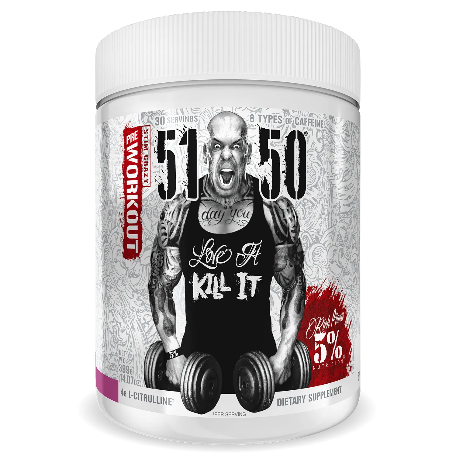 5% 5150 High Stimulant Pre Workout