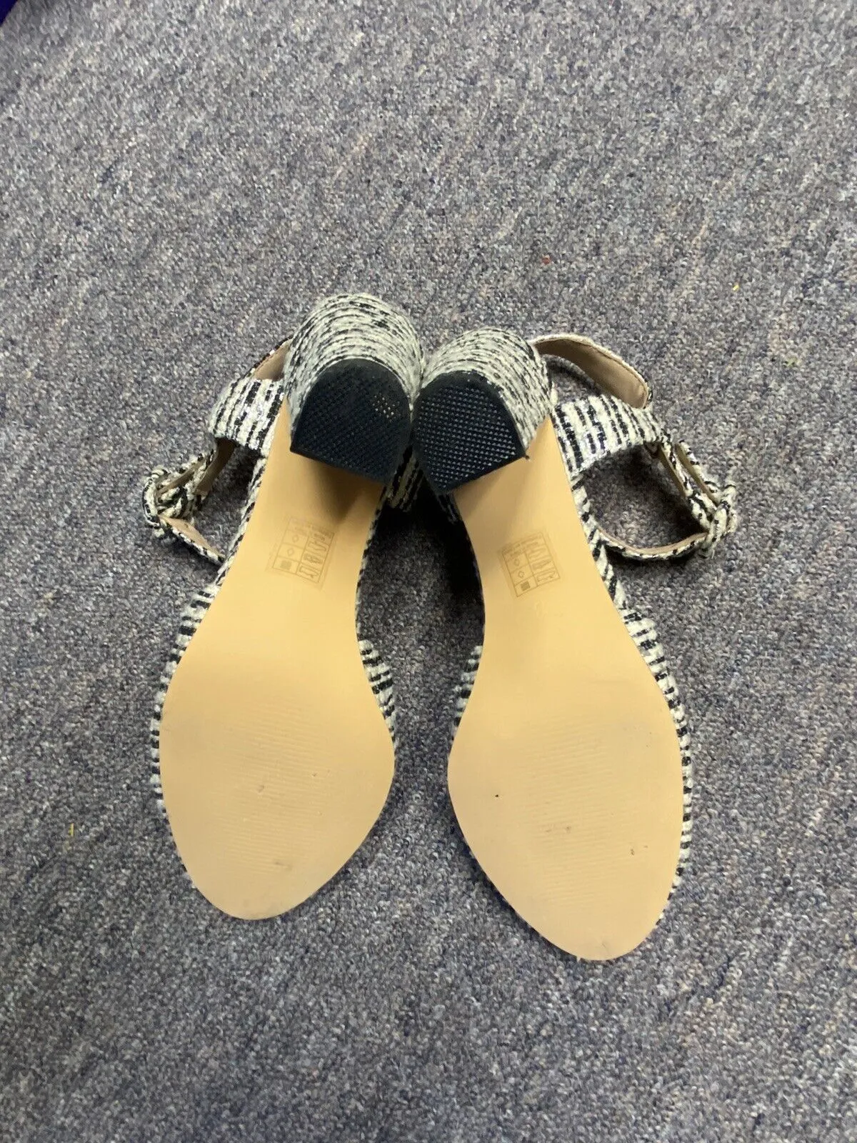 Billy Ella Metallic Boucle Heels Size 8 -Anthologies