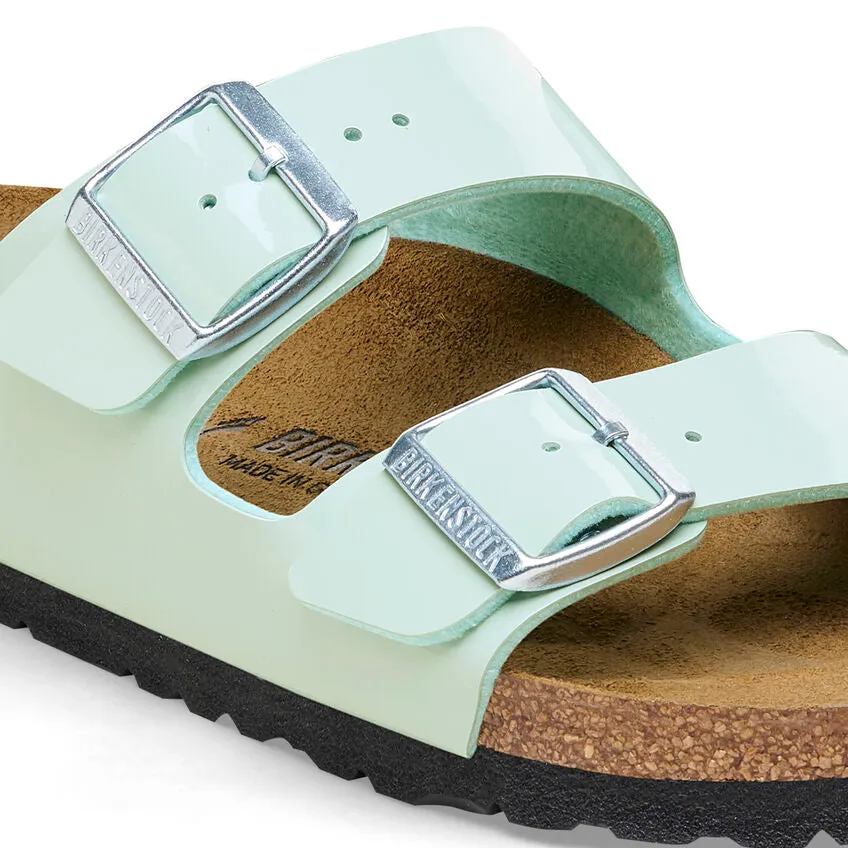 Birkenstock Birko-Flor Patent Surf Green
