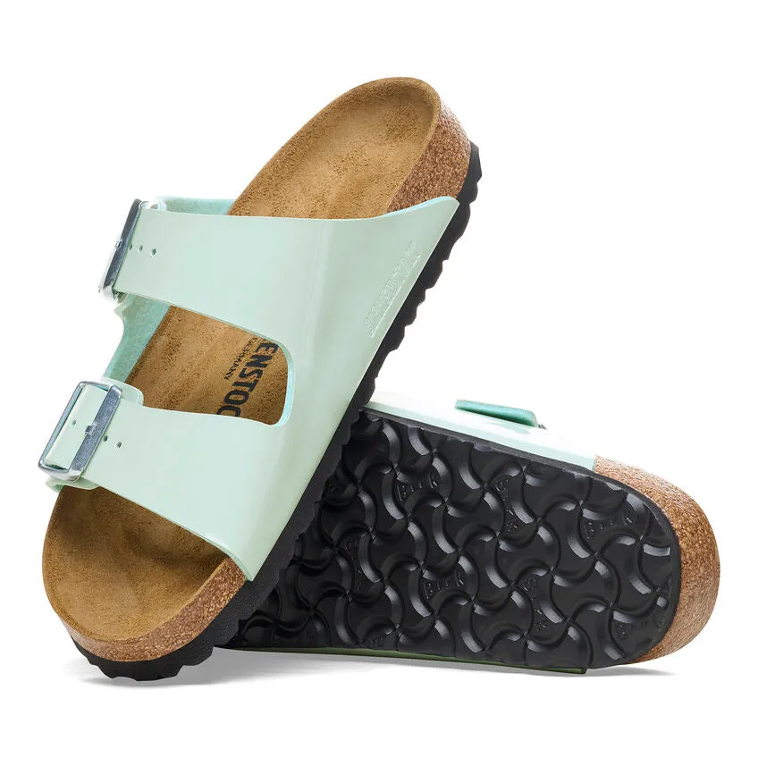 Birkenstock Birko-Flor Patent Surf Green