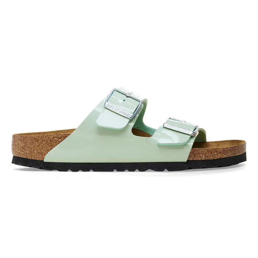 Birkenstock Birko-Flor Patent Surf Green