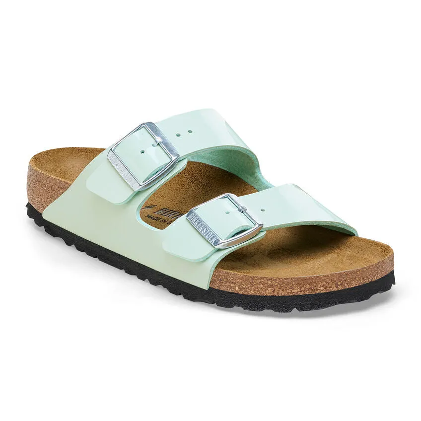 Birkenstock Birko-Flor Patent Surf Green