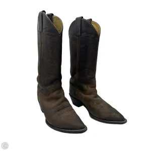 Boots Western By Justins In Brown, Size: 6.5