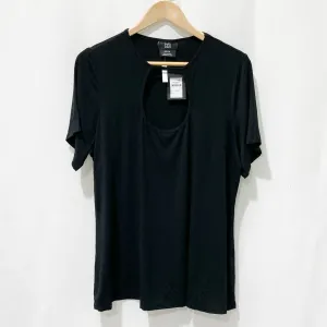 CCX by City Chic Black Cut Out Tee UK 14