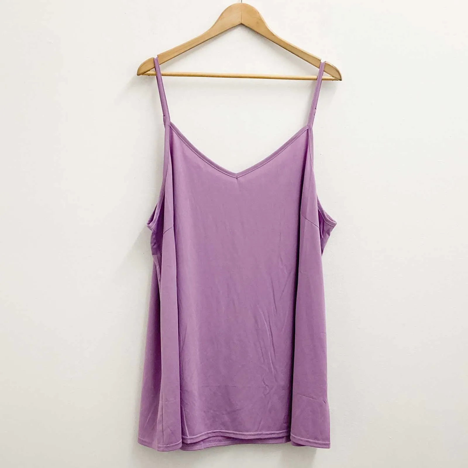 City Chic Avenue Set of 3 Black & Lilac Cami Vest Tops UK 22/24