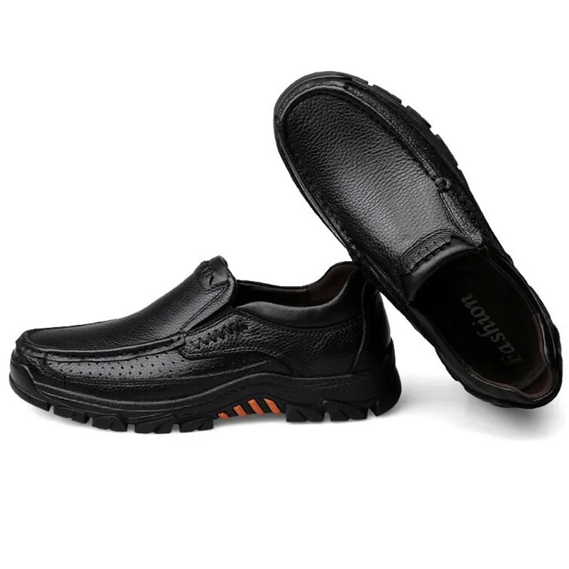 Classic Men's Genuine Leather Loafers / Casual Male Shoes / Alternative style footwear