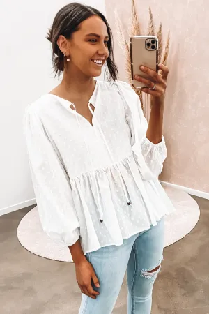 Clayton Top White