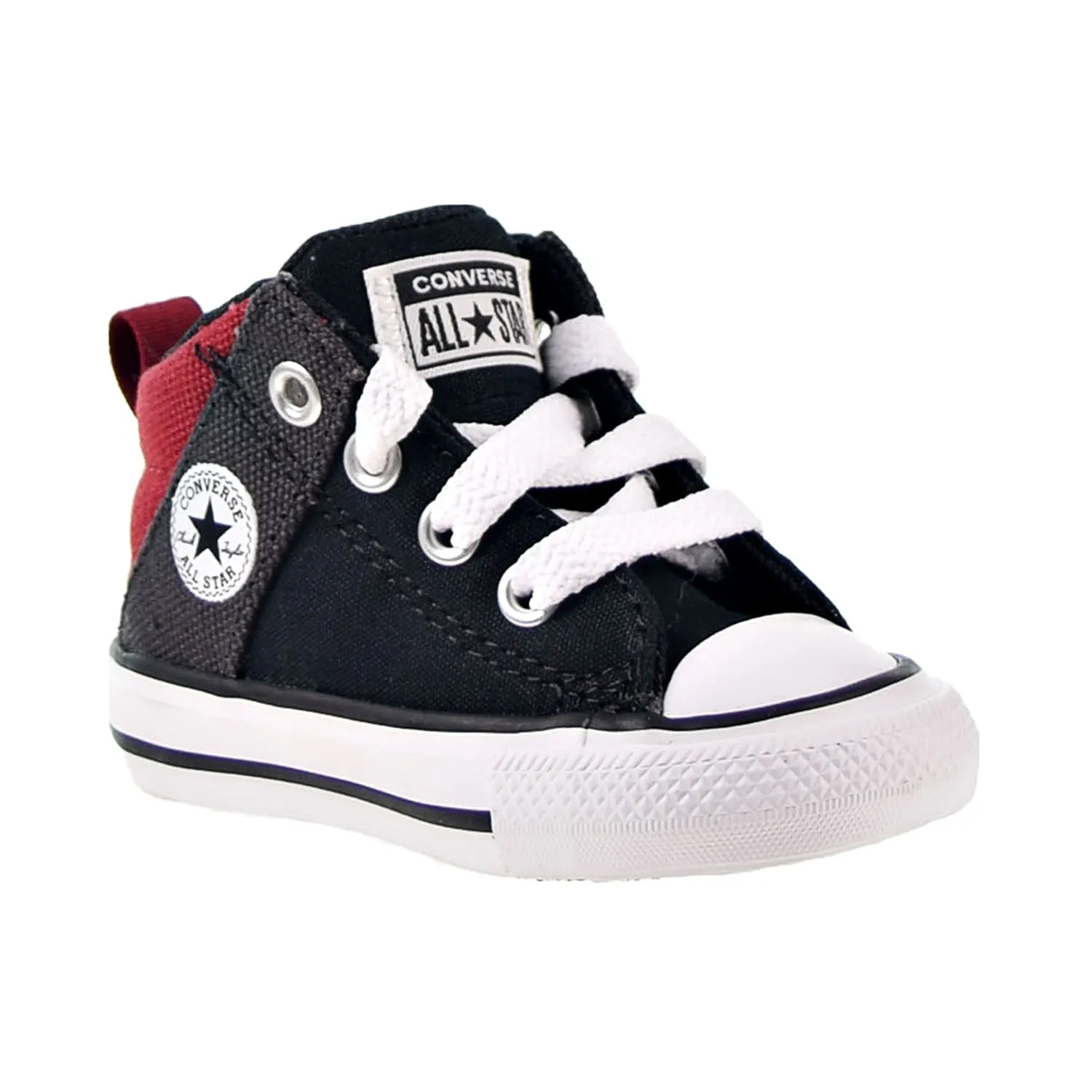 Converse Chuck Taylor All Star Axel Mid Toddler Shoes Black-Alley Brick-White