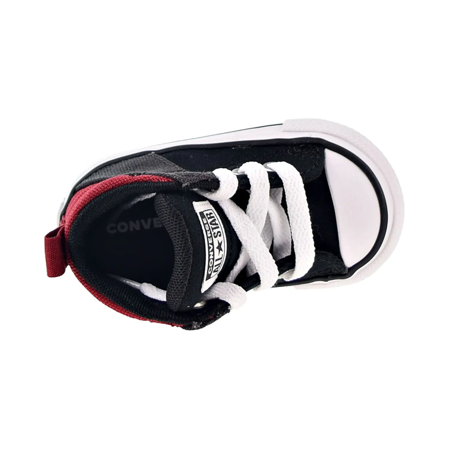 Converse Chuck Taylor All Star Axel Mid Toddler Shoes Black-Alley Brick-White