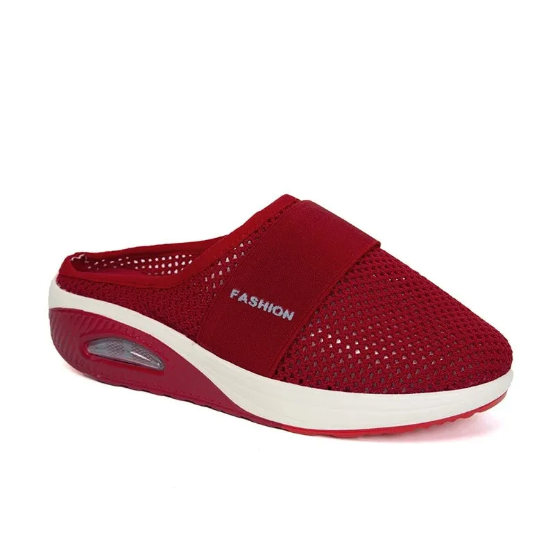 Dames Platform Slippers – Comfortabele Zomersandalen voor Buiten & Casual Gebruik