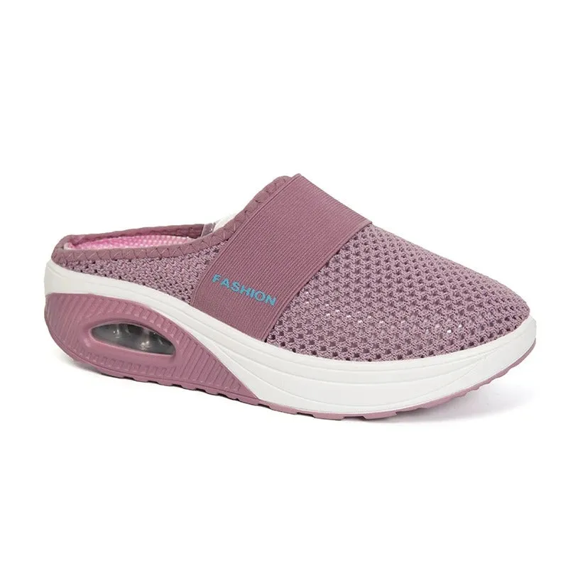 Dames Platform Slippers – Comfortabele Zomersandalen voor Buiten & Casual Gebruik