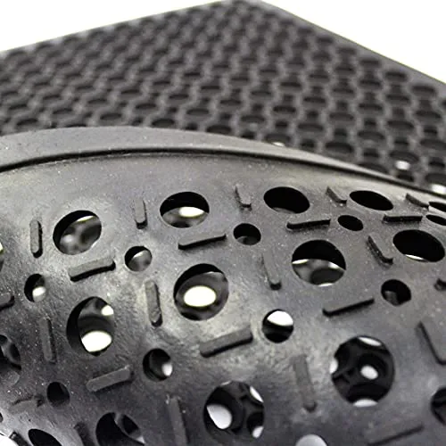 Envelor Anti Fatigue Rubber Floor Mat Restaurant Kitchen Drainage Mat Door Mats Durable Non-Slip Bar Mat Utility Mat Indoor Outdoor Wet Area 24" x 36"