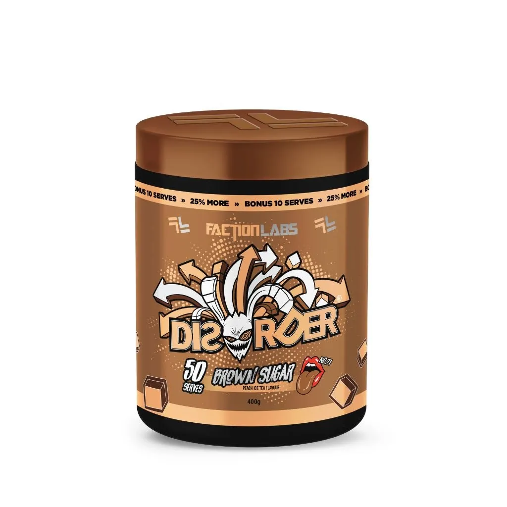 Faction Labs Disorder High Stim Pre-Workout | 25 Serves