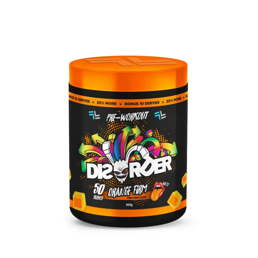 Faction Labs Disorder High Stim Pre-Workout | 25 Serves