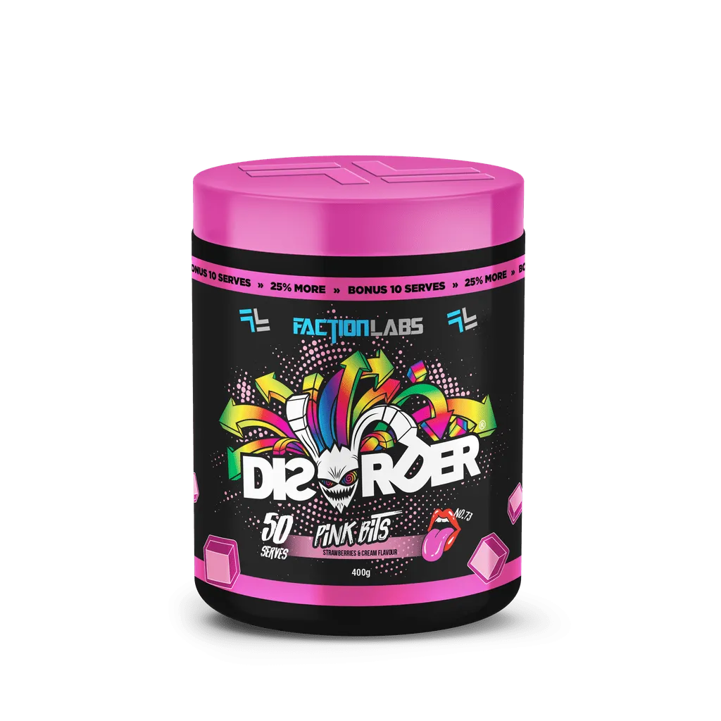 Faction Labs Disorder High Stim Pre-Workout | 25 Serves