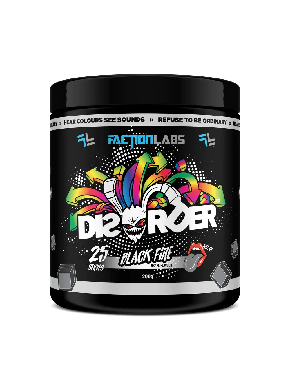 Faction Labs Disorder High Stim Pre-Workout | 25 Serves