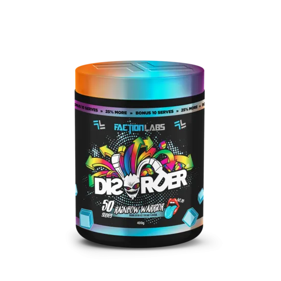 Faction Labs Disorder High Stim Pre-Workout | 25 Serves