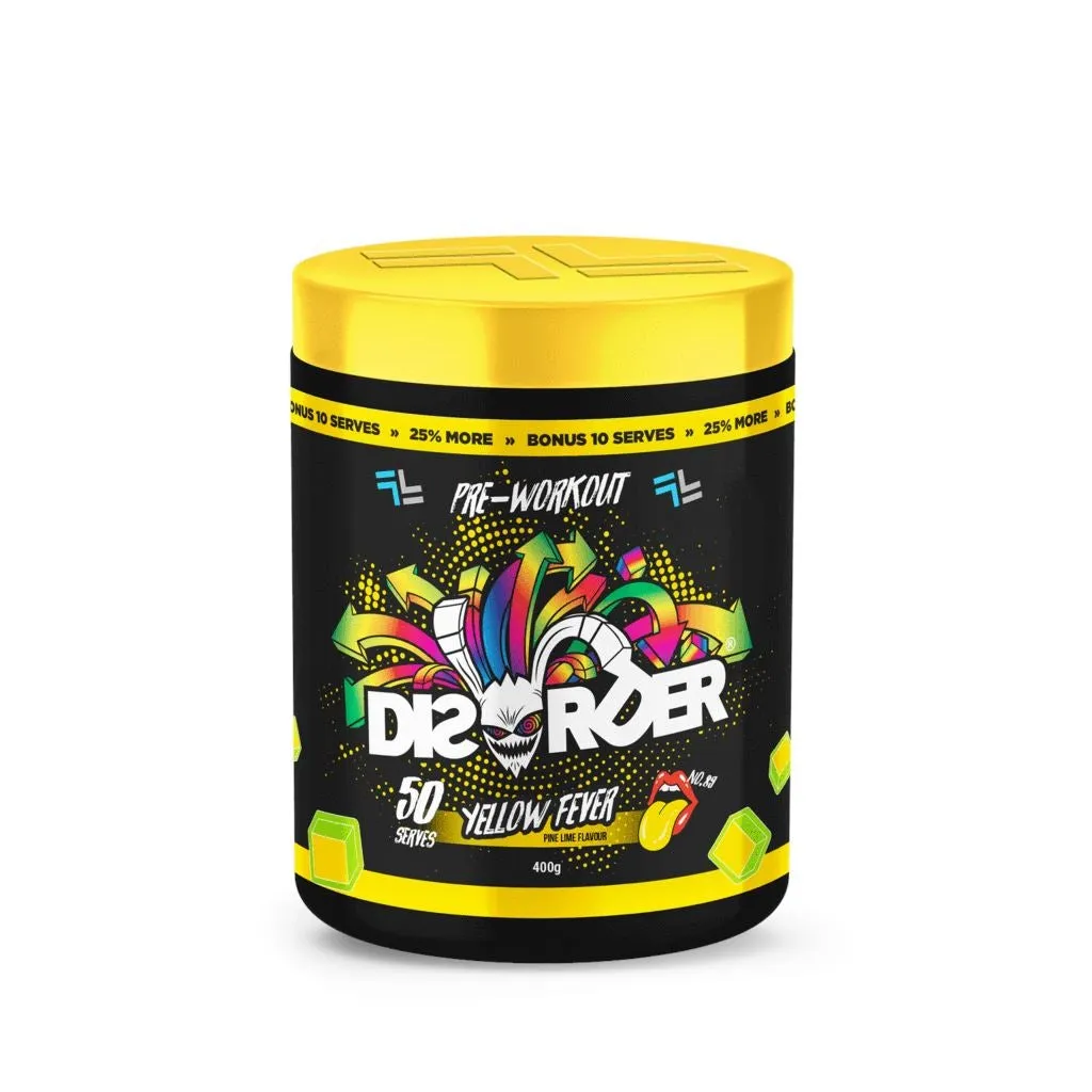 Faction Labs Disorder High Stim Pre-Workout | 25 Serves