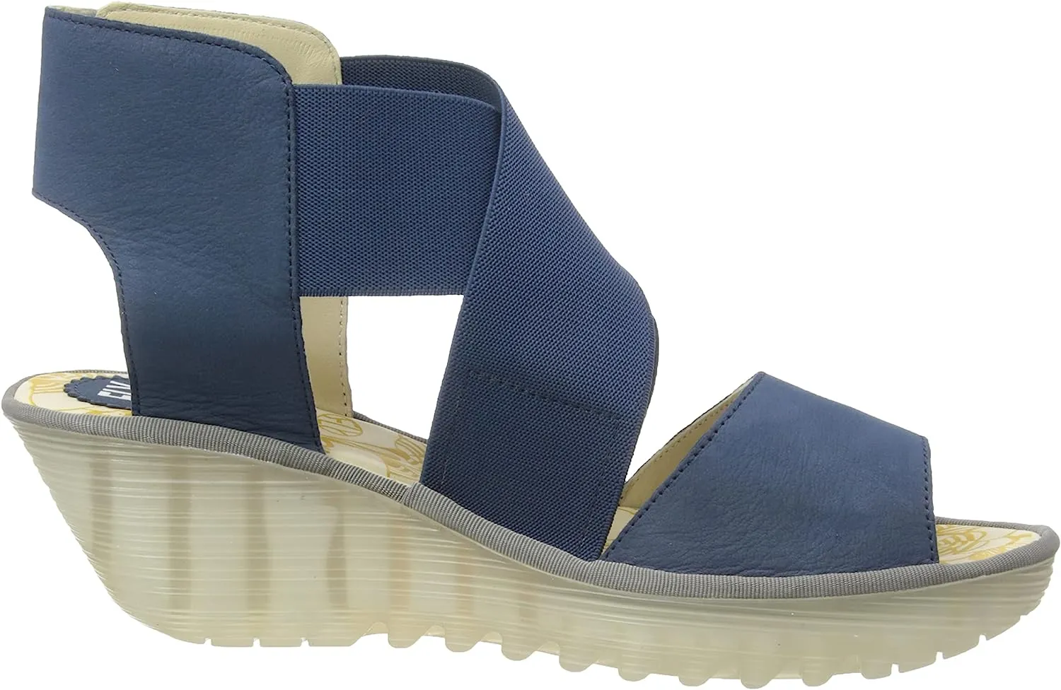 Fly YUBA385B - Open Toe Wedge Sandal