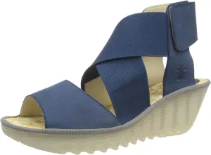 Fly YUBA385B - Open Toe Wedge Sandal
