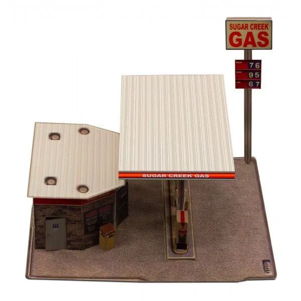 Gas Station | Photo Real Model Kit | BK 3208 | Innovative Hobby Supply