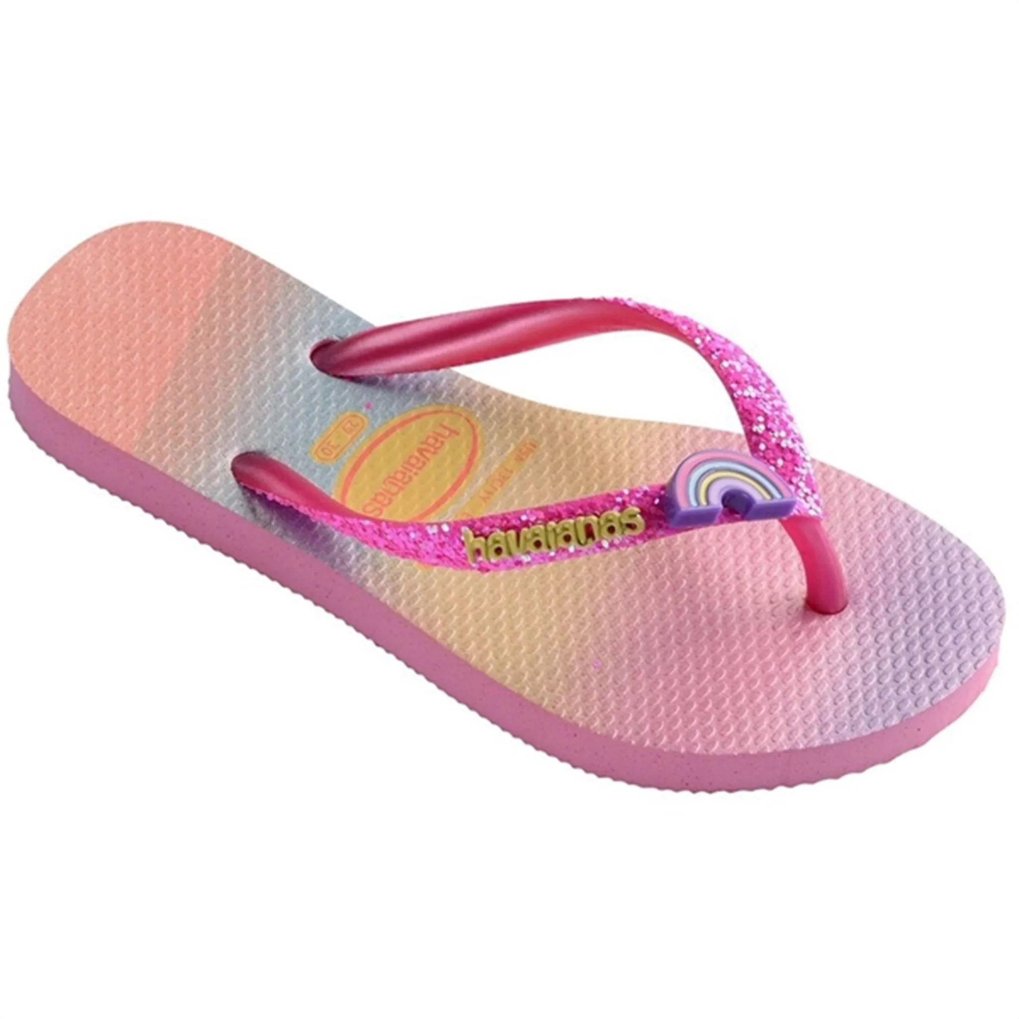 Havaianas Kids Sandals Slim Glitter Trendy PnkLemo/PnkFlux