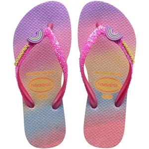 Havaianas Kids Sandals Slim Glitter Trendy PnkLemo/PnkFlux