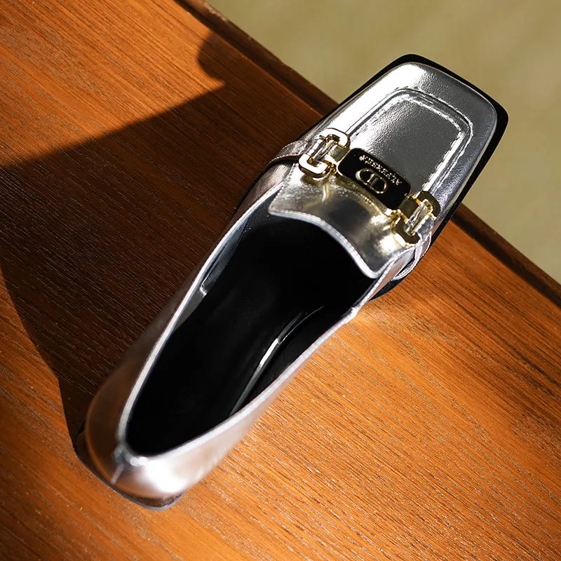 Heeled Loafers for Women - Zora