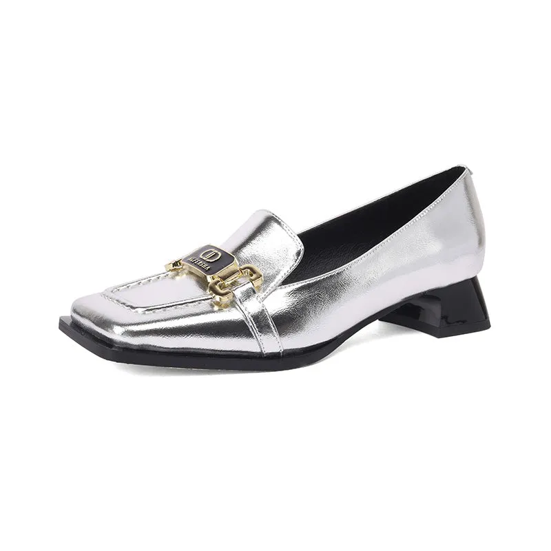Heeled Loafers for Women - Zora
