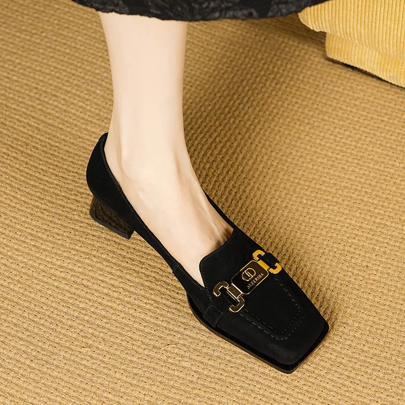 Heeled Loafers for Women - Zora