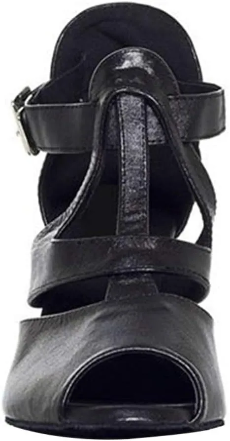 HIPPOSEUS Women's Latin Dance Shoes Ballroom Party Salsa Dance Practice Performance Shoes High Heel,Model 6174