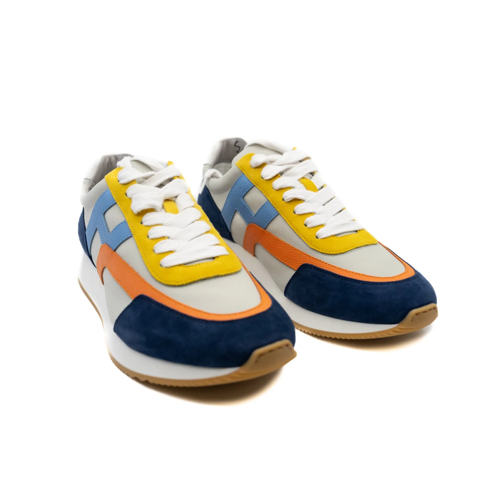 homme chris sneaker in fabric multico gray #40