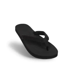 Indosole Recycled Fabric by Pable Flip Flops Men Black/Ketapang