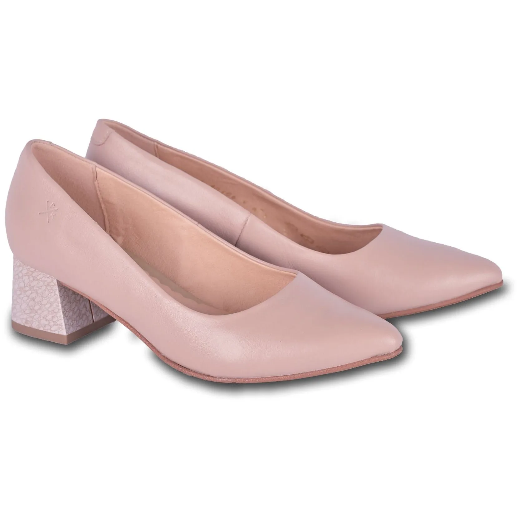 KOZINA women nude heel pumps