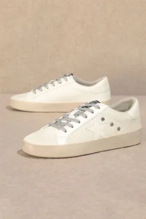Lace Up, Star, Low Top Sneakers **This item has free shipping.**