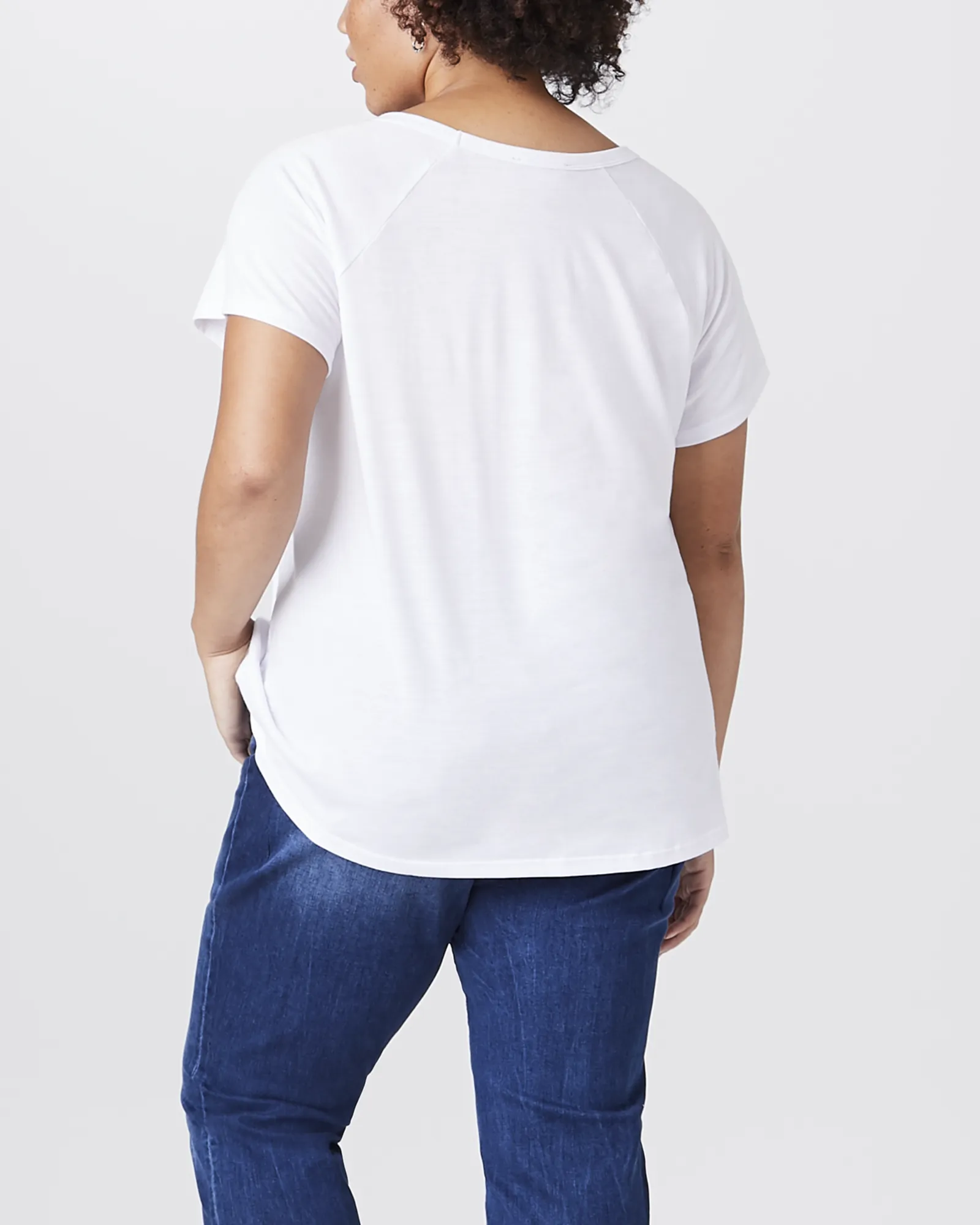 Lilah Graphic Tee | White / Brown