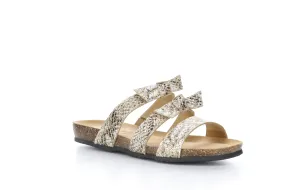 LURE Beige Strappy Sandals
