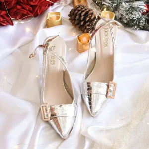 Luxe Heels Silver