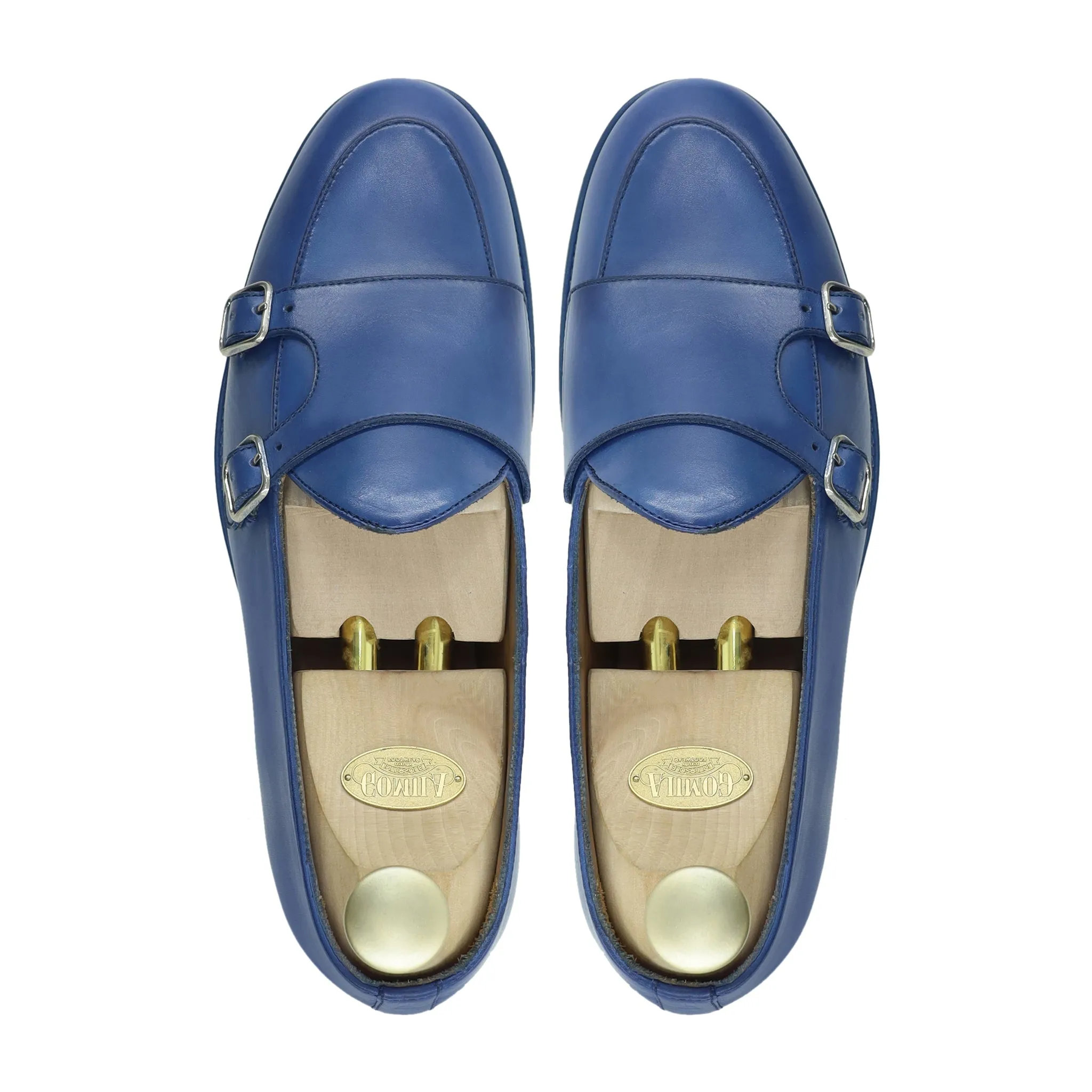 Marcelo - Men's Blue Calf Leather Loafer