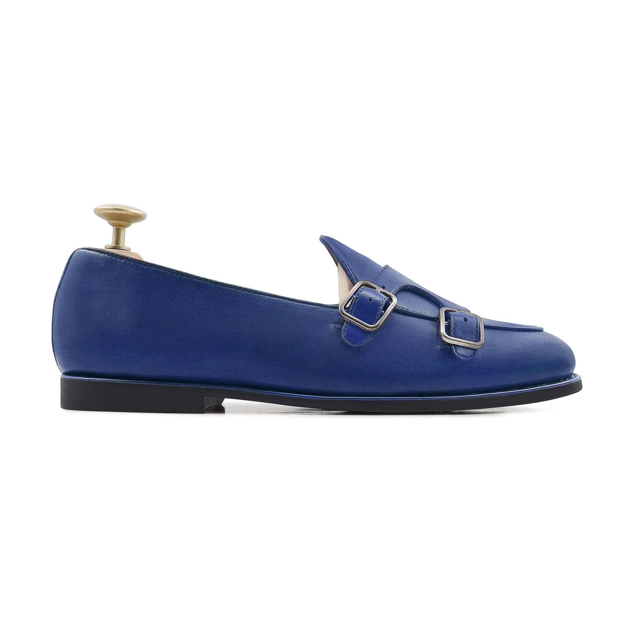Marcelo - Men's Blue Calf Leather Loafer