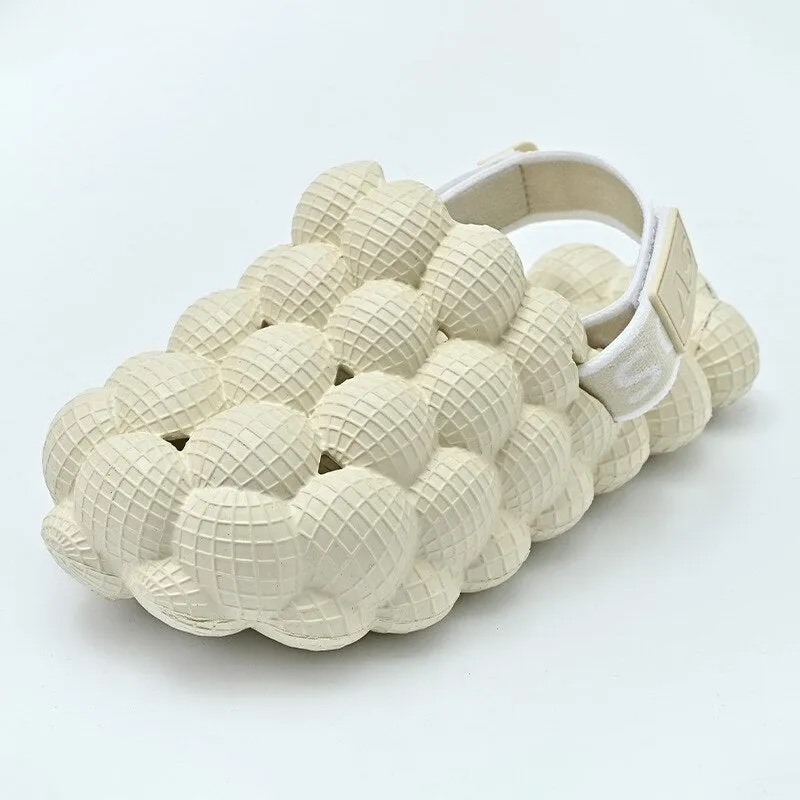MOF Kids sandals new bubble lychee slippers