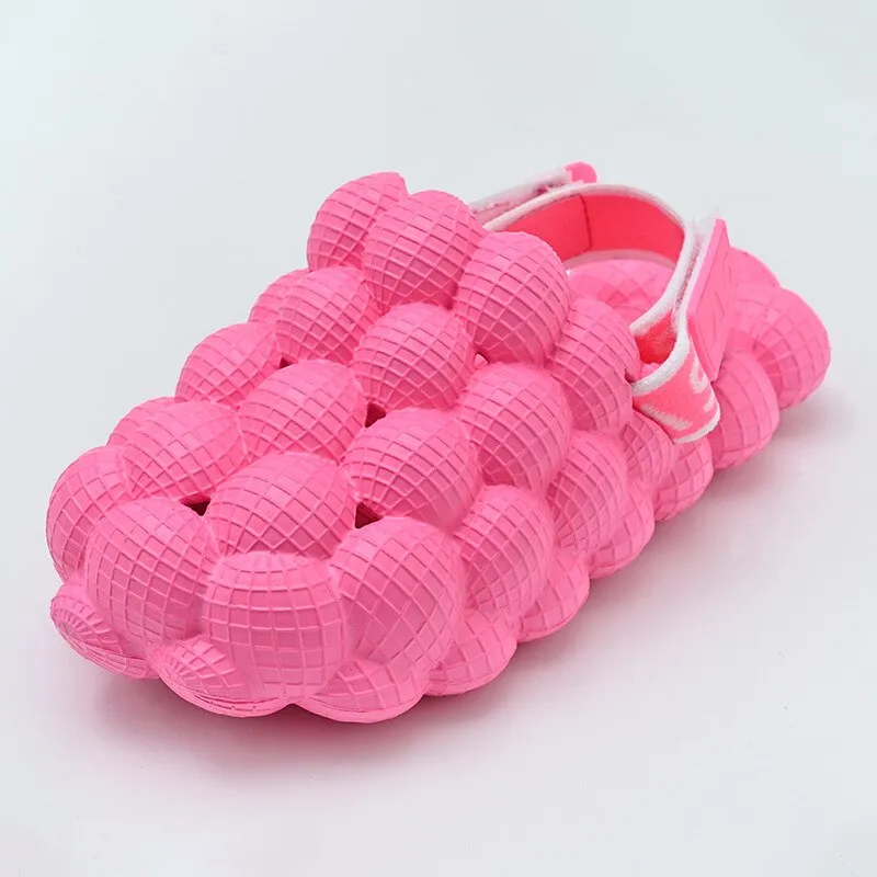 MOF Kids sandals new bubble lychee slippers