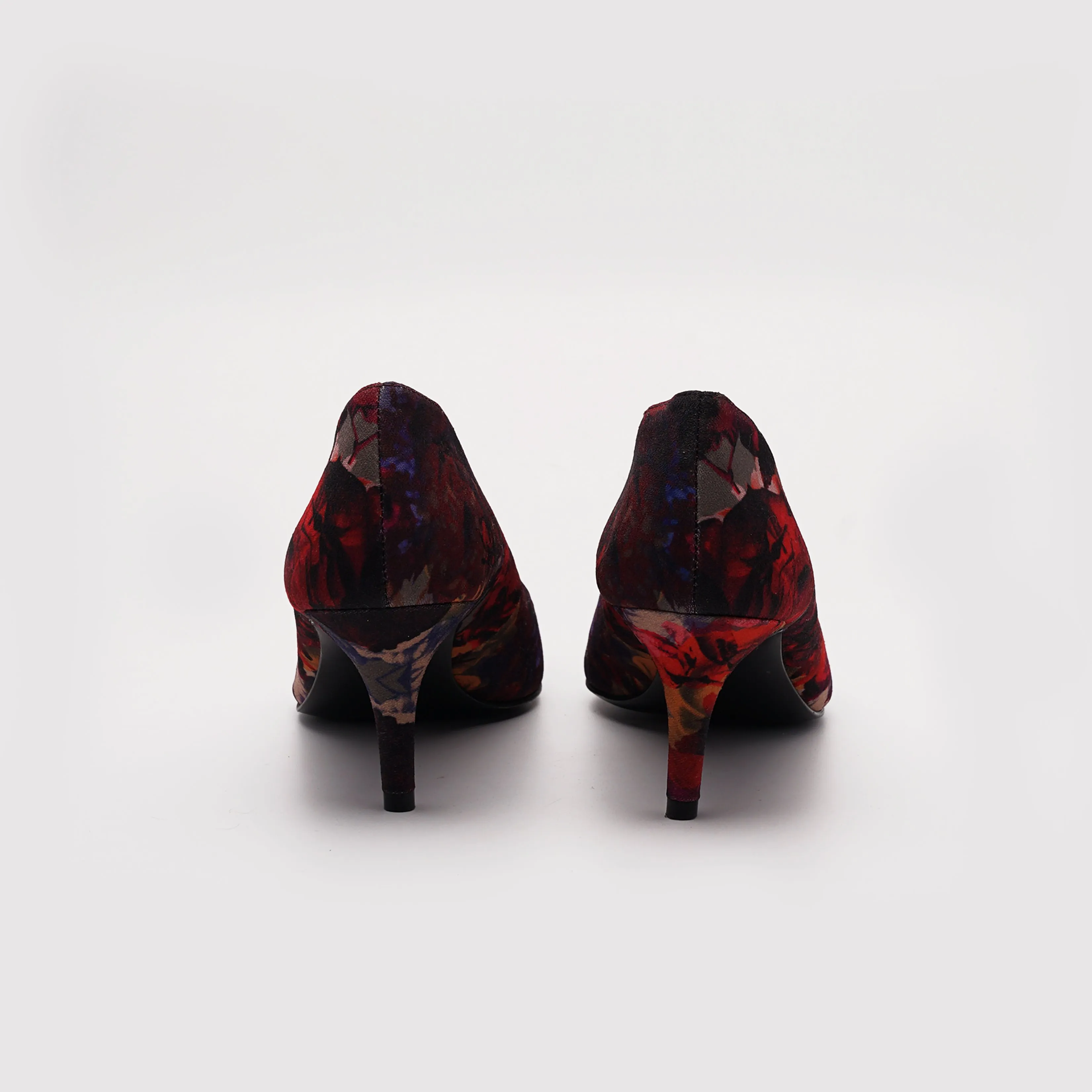 Nine West Floral Print Kitten Heel