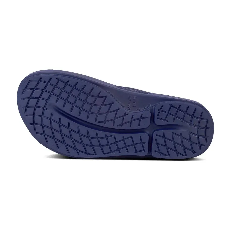 OOFOS Unisex OOriginal Flip Flops in Navy