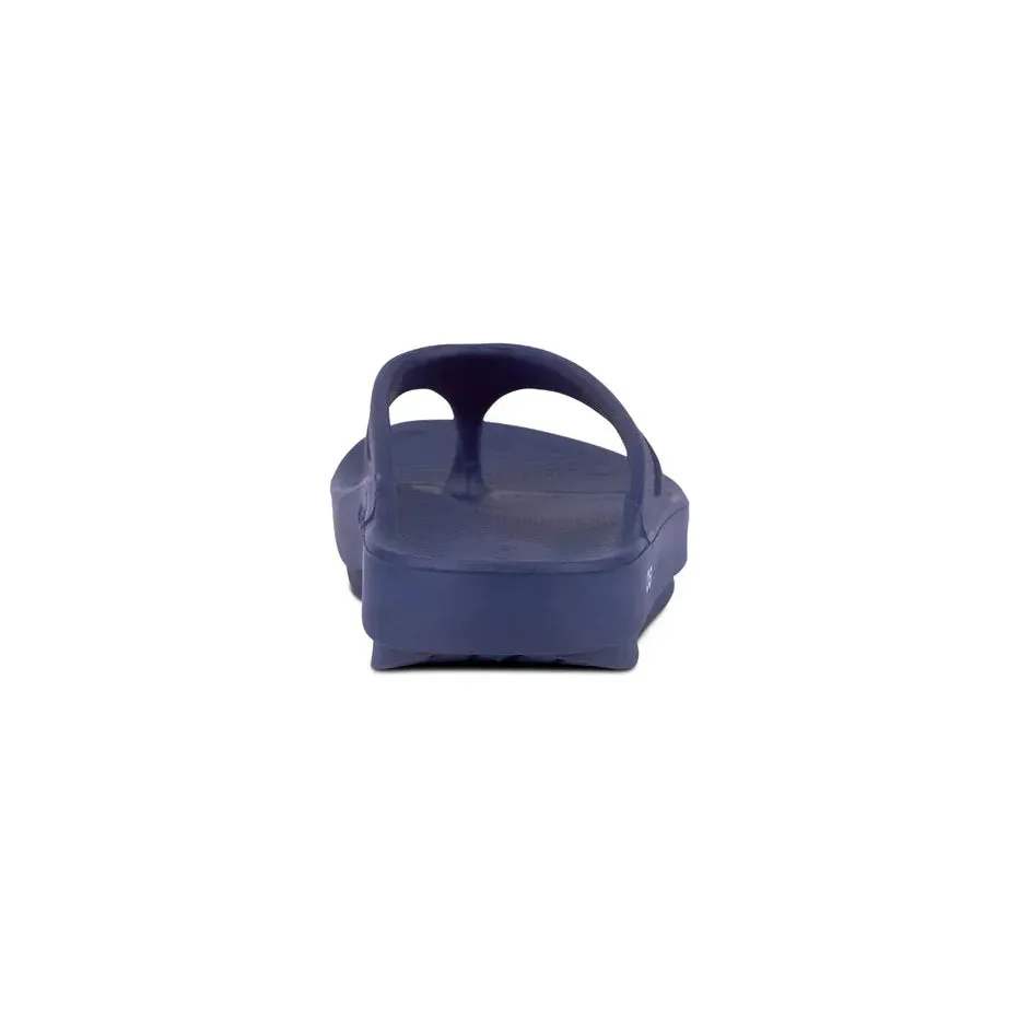 OOFOS Unisex OOriginal Flip Flops in Navy