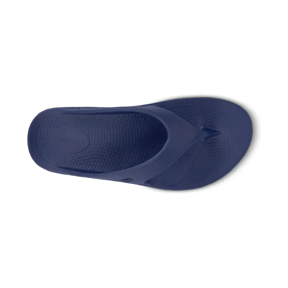 OOFOS Unisex OOriginal Flip Flops in Navy