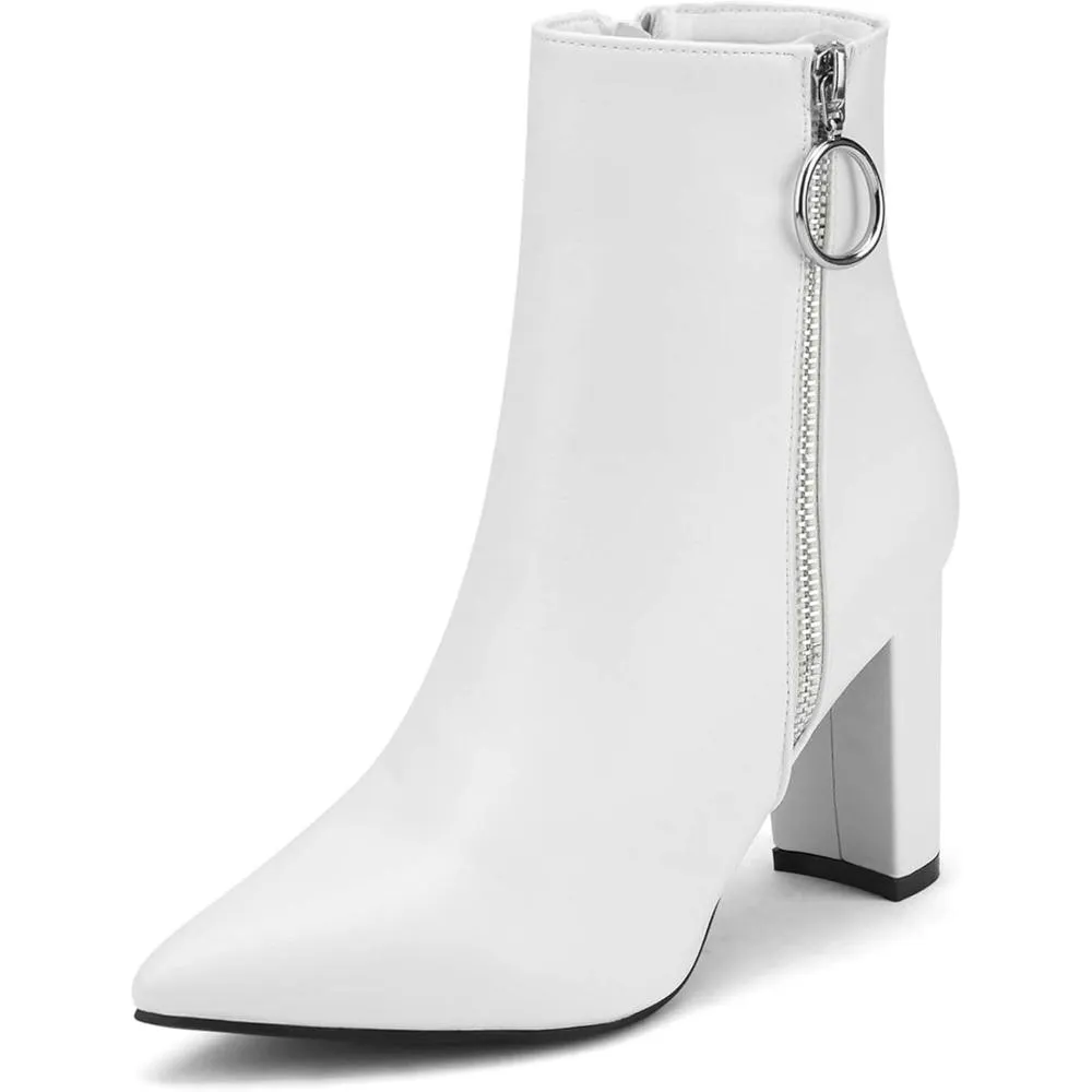 Pointed Pattern Boots