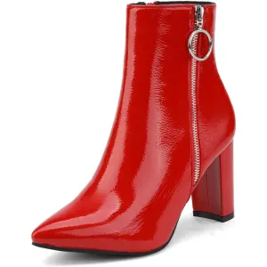 Pointed Pattern Boots