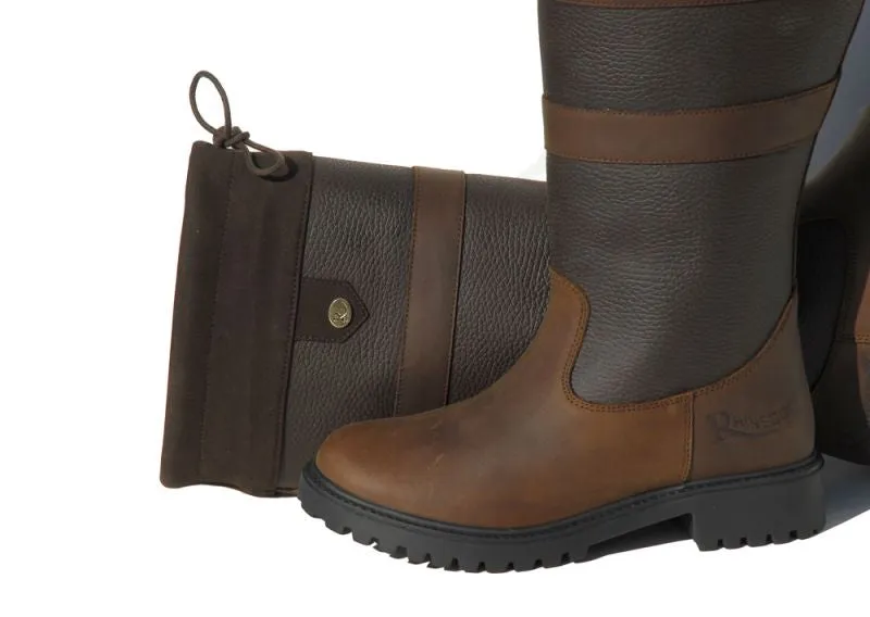 Rhinegold 'Elite' Brooklyn Wide Long Leather Boots