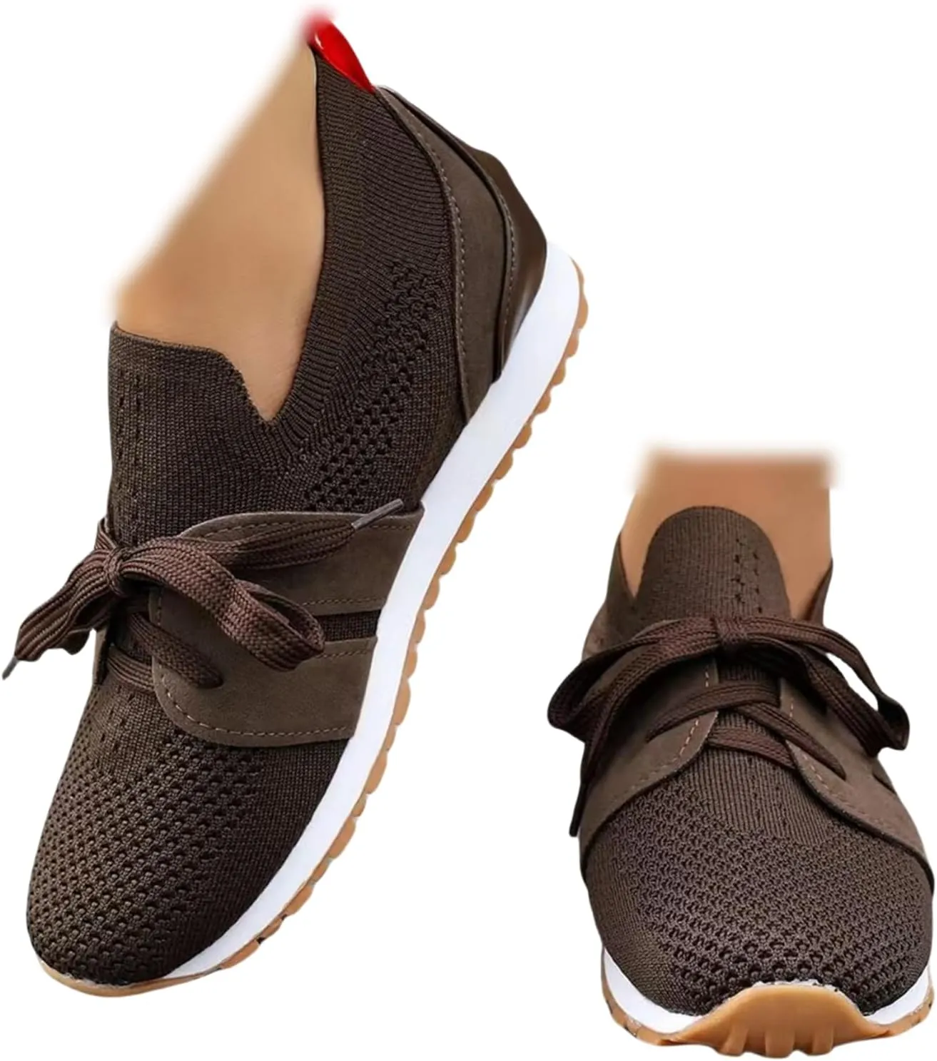 Running Shoes For Women Athletic Walking Shoes Slip On Casual Mesh-Comfortable Workout Fashion Sneakers Tennis Shoes
